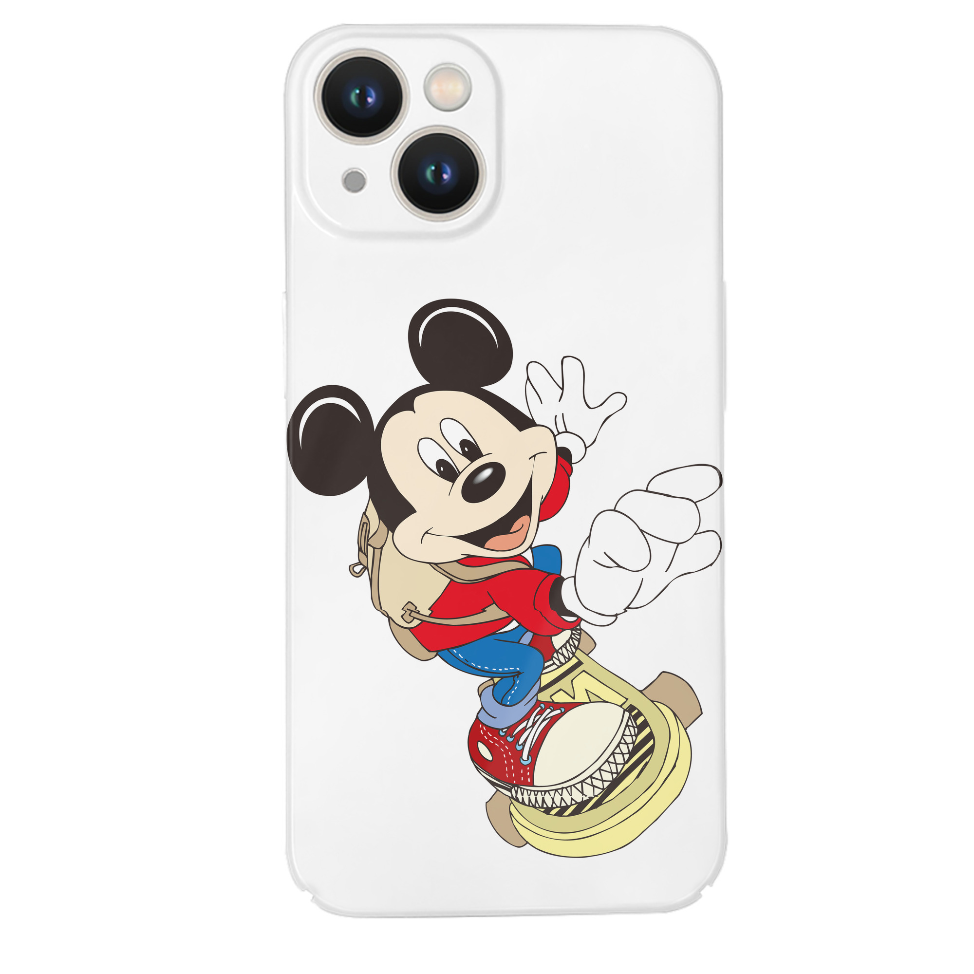 （画像用） ミッキーマウス Mickey Mouse 【iPhone 14シリーズ対応】ハードケース